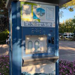 Trinkwasserstation gegen kleines Geld