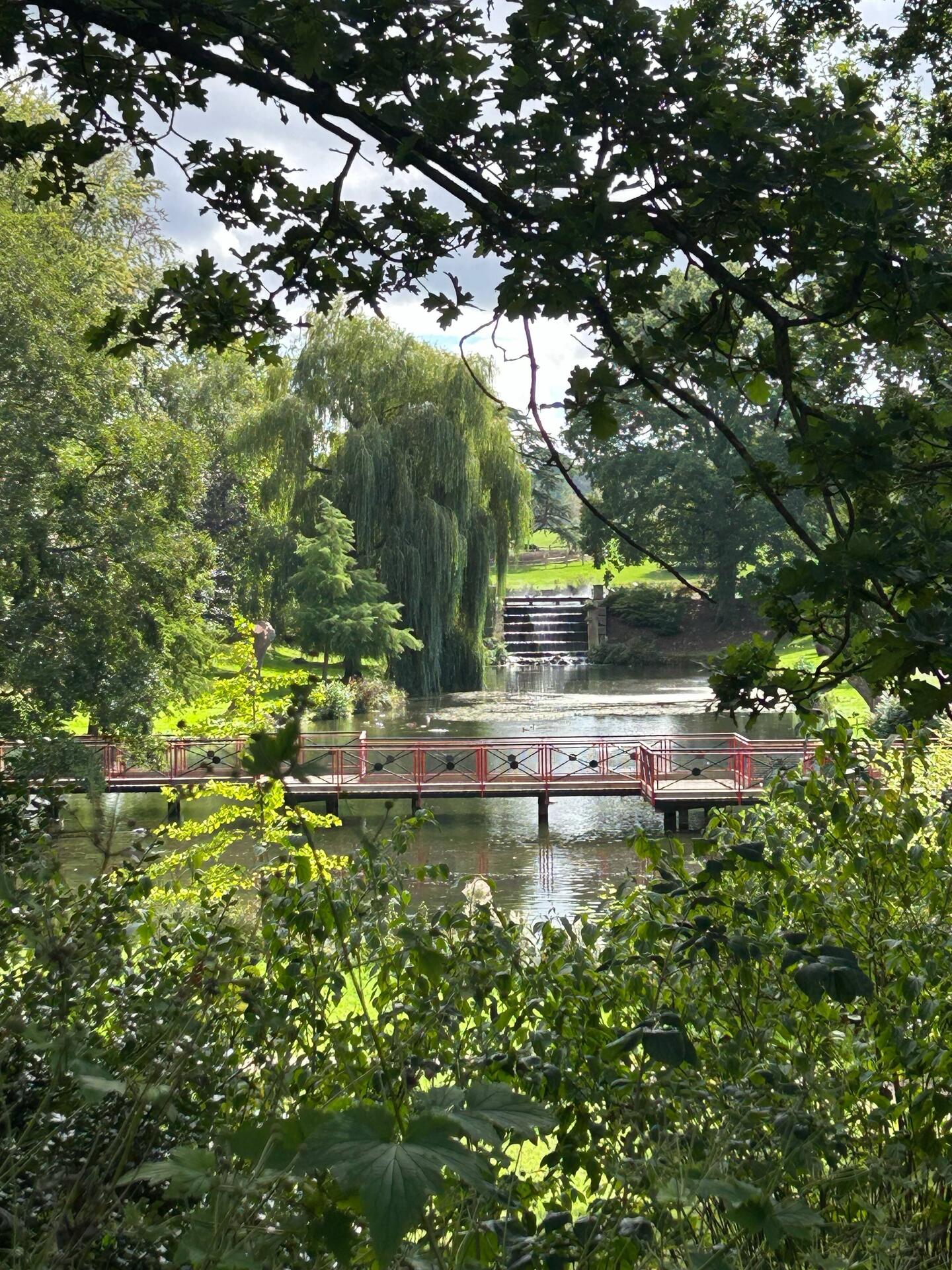 Beautiful gardens at Leeds Castle