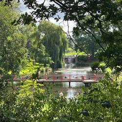 Beautiful gardens at Leeds Castle