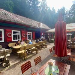 Waldcafé Teuchelwald bei Freudenstadt, klasse Kuchen