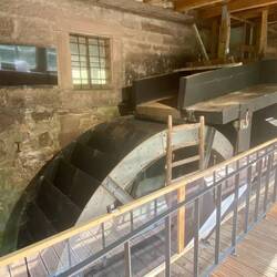 Wasserrad einer alten Feilenhauerei(!), auch Christophstal, heute Museum, sehr spannend!