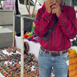 The salesman near the Zócalo