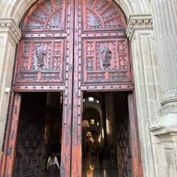 The cathedral doors