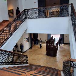Treppenhaus im Botero-Museum