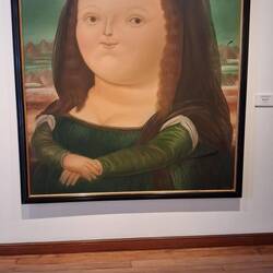 Boteros berühmte Mona Lisa