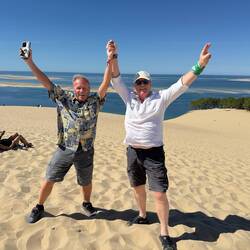 Road Mission Nummer 2 erklommen und digital verewigt: Dune de Pilat