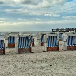 Sonne, Strand, Strandkorb