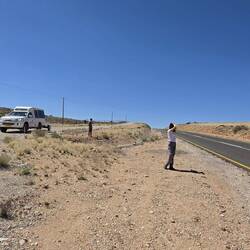 We stopped to photograph the road!