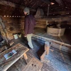 Alte Mühle am inspizieren.