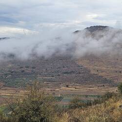 View of fertile plains from Midea