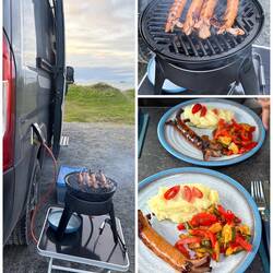 Heute mal wieder gegrillt