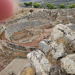 Grave circle A with shaft tombs
