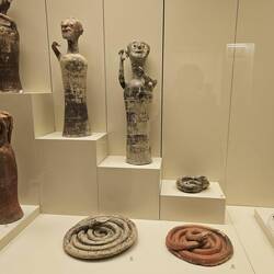 Votive figures in museum