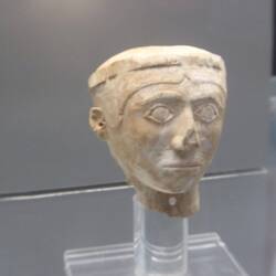 Carved ivory head 2500 bc