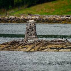 Islets are havens for birds.