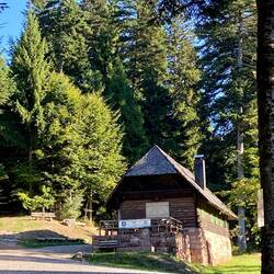 Kreuzsattel-Hütte, am Wochenende bewirtschaftet