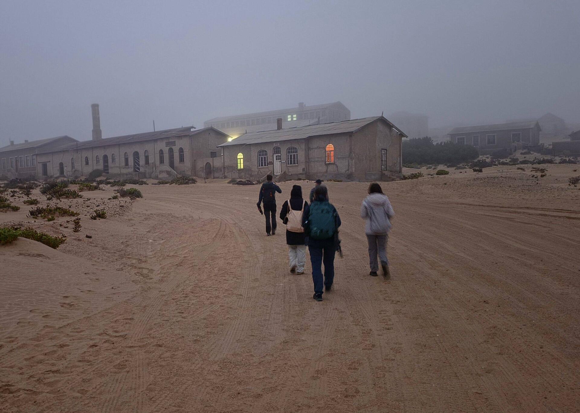 We arrived in mist and fog which have this place a very different feel