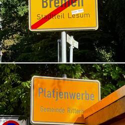 Direkt an der Grenze zu Niedersachsen