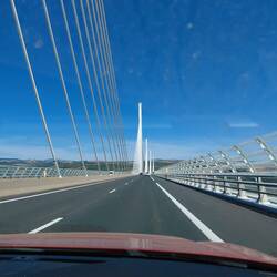 Crossing the Millau Viaduct