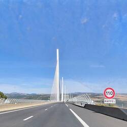 Crossing the Millau Viaduct