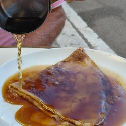 Crepe suzette for lunch
