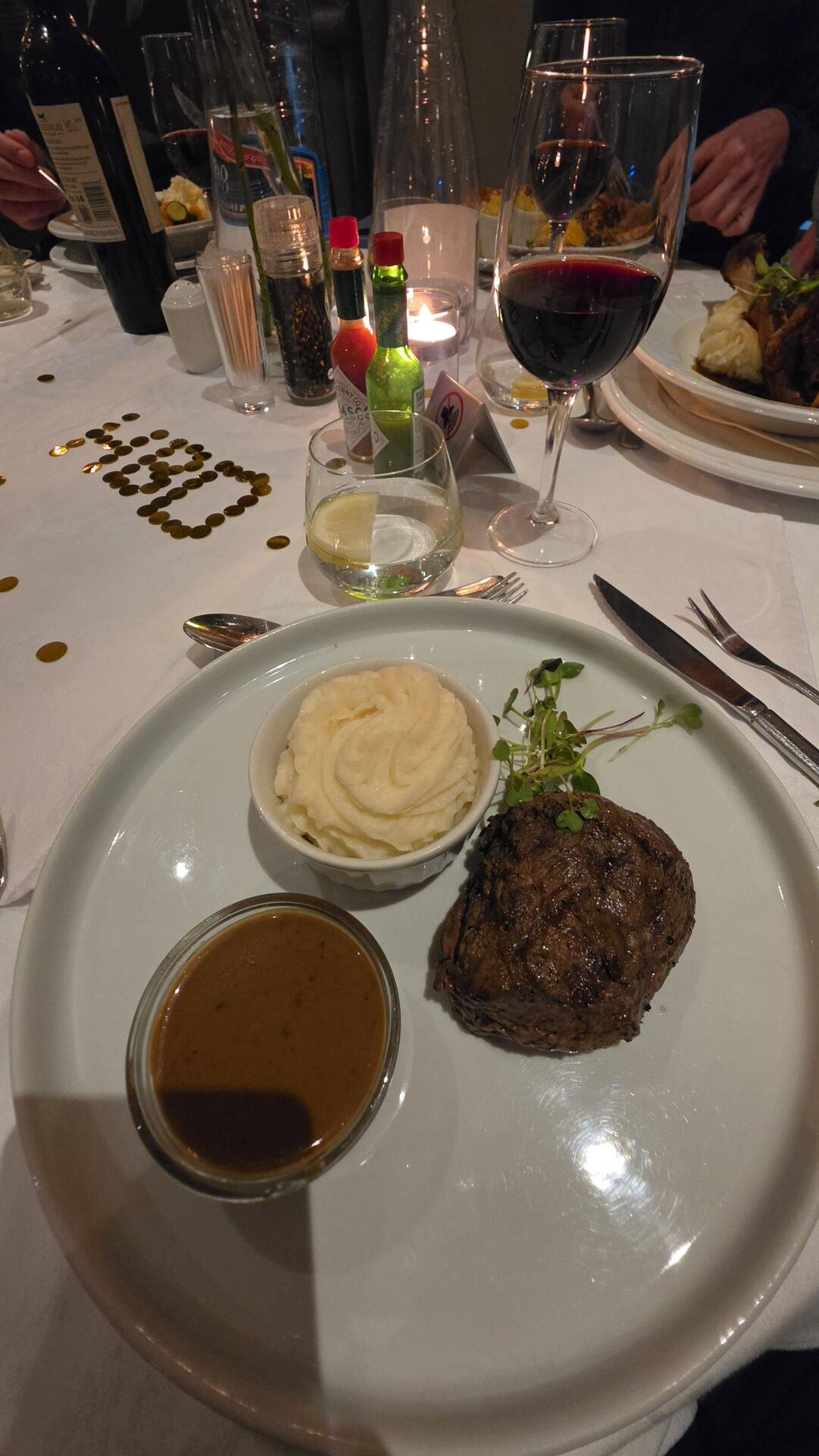 Simple but yummy - there were vegetables btw