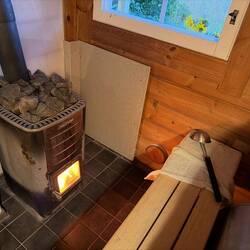 Finnische Holz Sauna