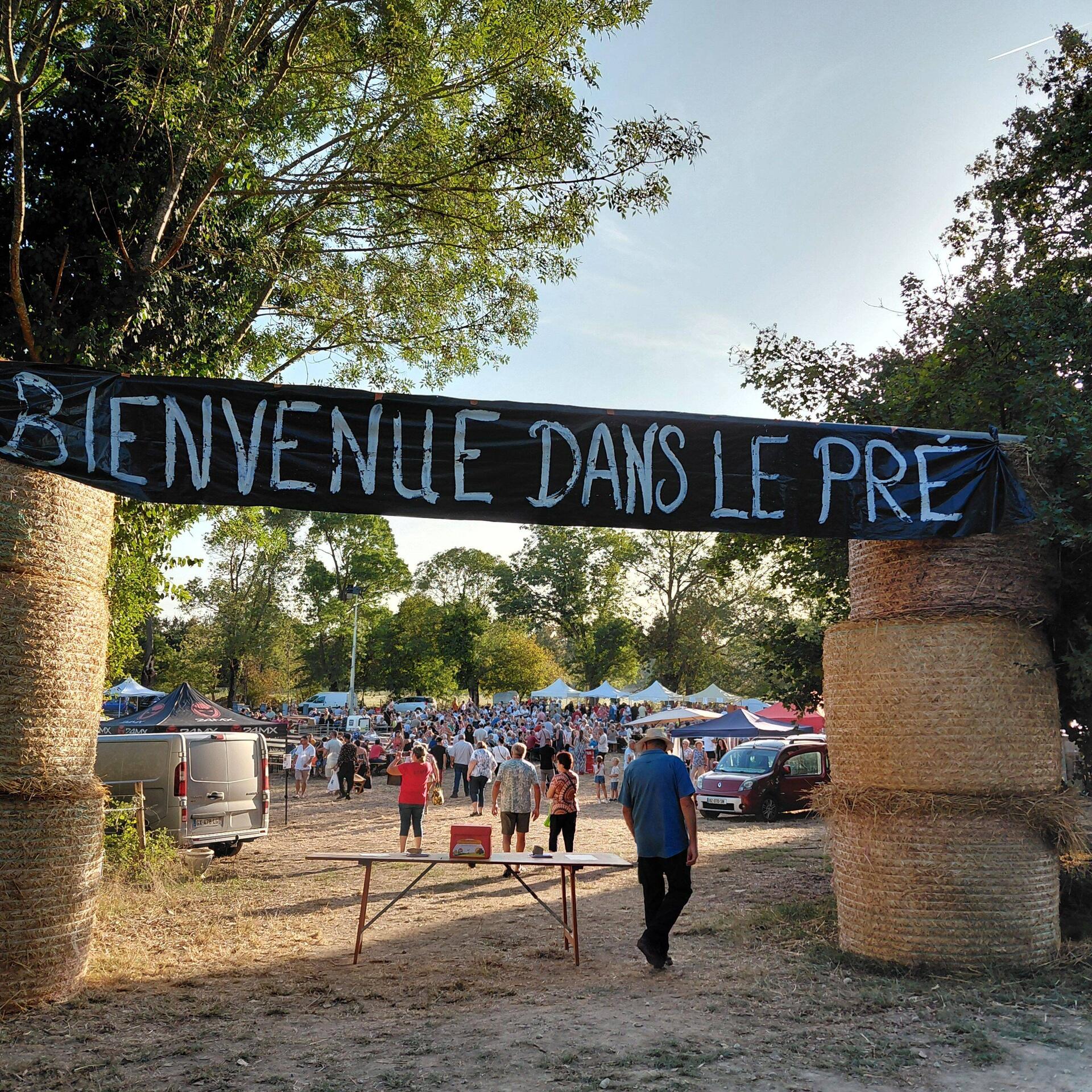 Arriving at Les Courances gourmande marche