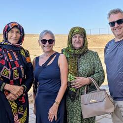 Here we are again ... this time outside of Sultan Sanjar's mausoleum