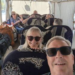 The final shuttle bus into Uzbekistan