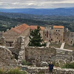 Restored palace in Mystras