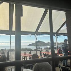 View from our dinner table