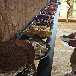 Die Reihe an Desserts