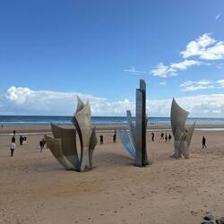 An diesem Tag starben alleine an diesem Strandabschnitt über 2.000 junge Männer.