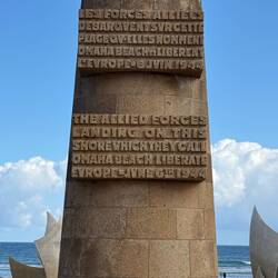 Omaha Beach! Die Landungsbucht der Amerikaner am 06.Juni 1944.