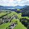 Und hinten ist der Mondsee