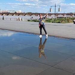 Yours truly in the reflection pond