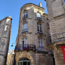 Windows and curved verandahs are just so French