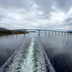 Andøy Bridge went into service in 1974 ... it's about ½ mile long.