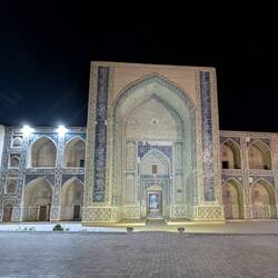 Bukhara at night