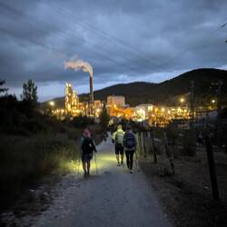 Coming out of Zubiri, an industrial area