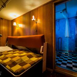 This stateroom came with en-suite facilities ... m/s Finnmarken.