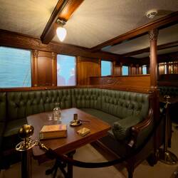m/s Finnmarken ... one of the several lounges.