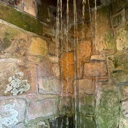 Small tower in the water maze.