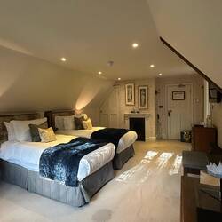 Janette's accommodation night 1 at Hever Castle