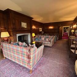 One of the many lounges at Hever.