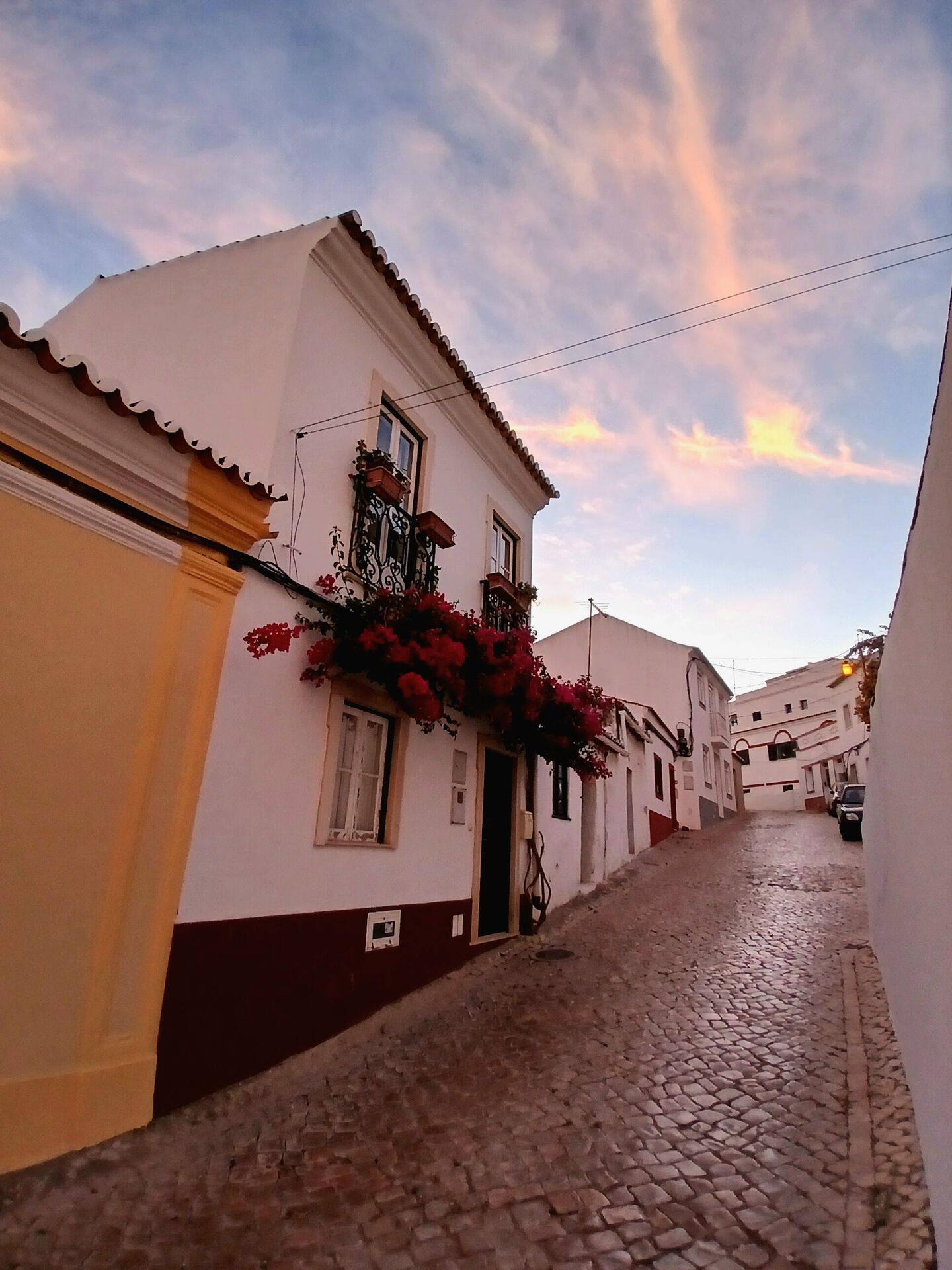 Silves im Abendrot.