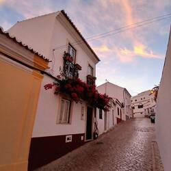 Silves im Abendrot.