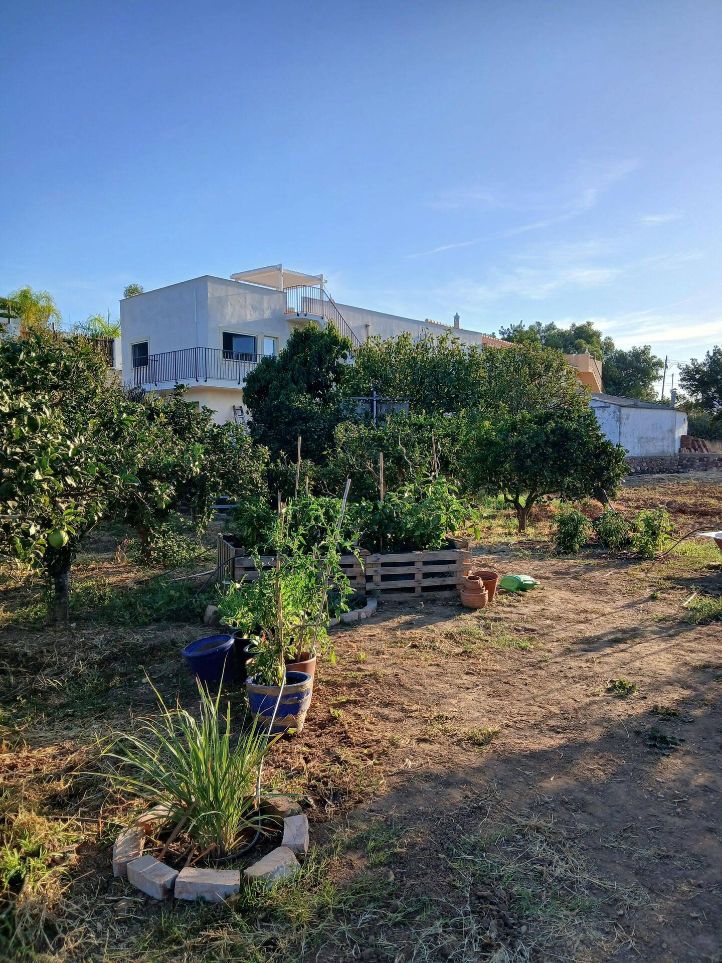 Die alte Farm, welche langsam umgebaut wird.