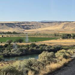 Anfahrt zum 2. Übernachtungsplatz am Snake River